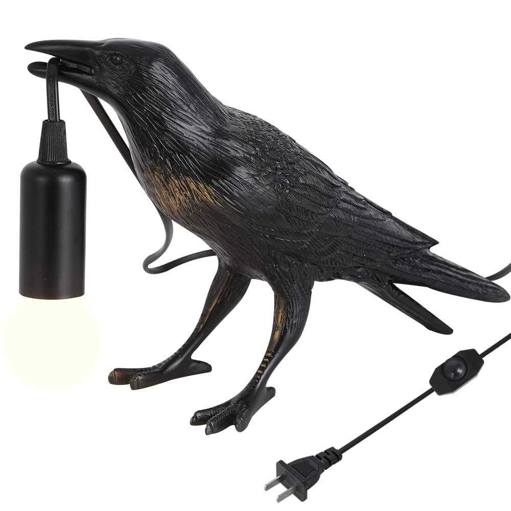 OVANUS Crow Lamp Raven Lamp Adjustable Brightness with Bulb,Bird Lamp,Crow Light Decor for Bedside Bedroom Living Room Decor - Image 5