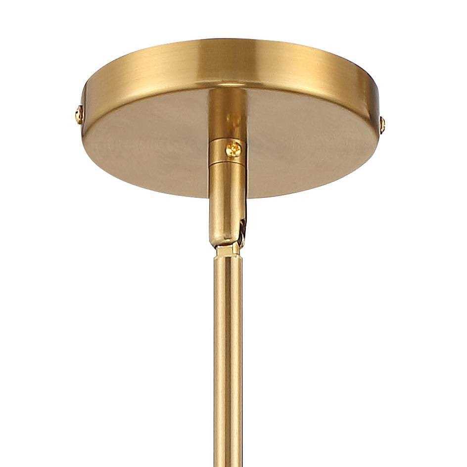 Possini Euro Design Black Burnished Brass Mini Pendant Light 9 3/4 Wide Modern Bowl Fixture for Kitchen Island Dining Room - Image 5