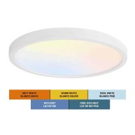 Project Source Round Flush Mount Light Energy Star MXL1069-L18.5K9027W
