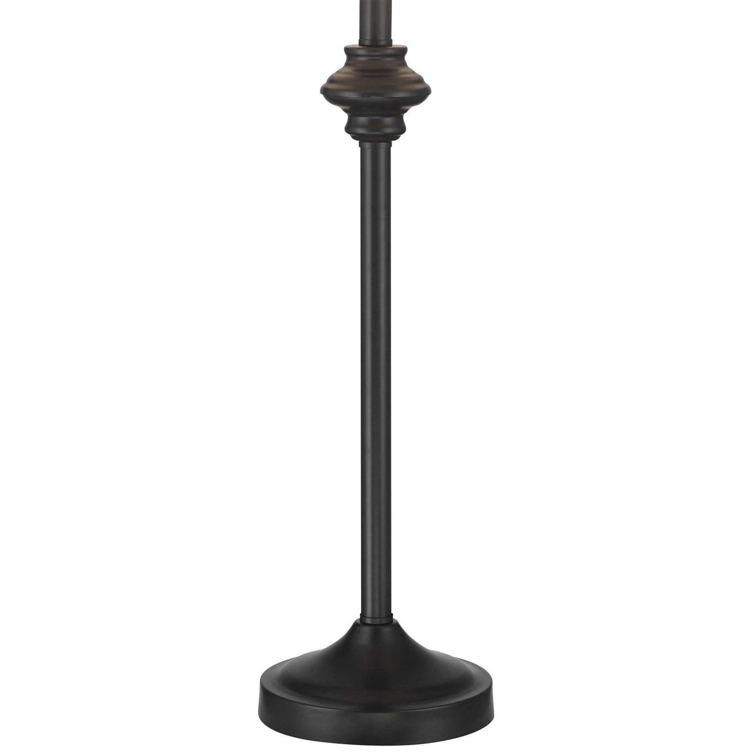 360 Lighting Lynn Modern Industrial Buffet Table Lamps 26 High Set of 2 Black Metal Drum Shade for Bedroom Living Room Bedside - Image 2