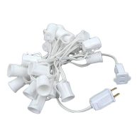 Novelty Lights 12.5 Foot String Light Set Indoor/Outdoor Stringer Set for Christmas