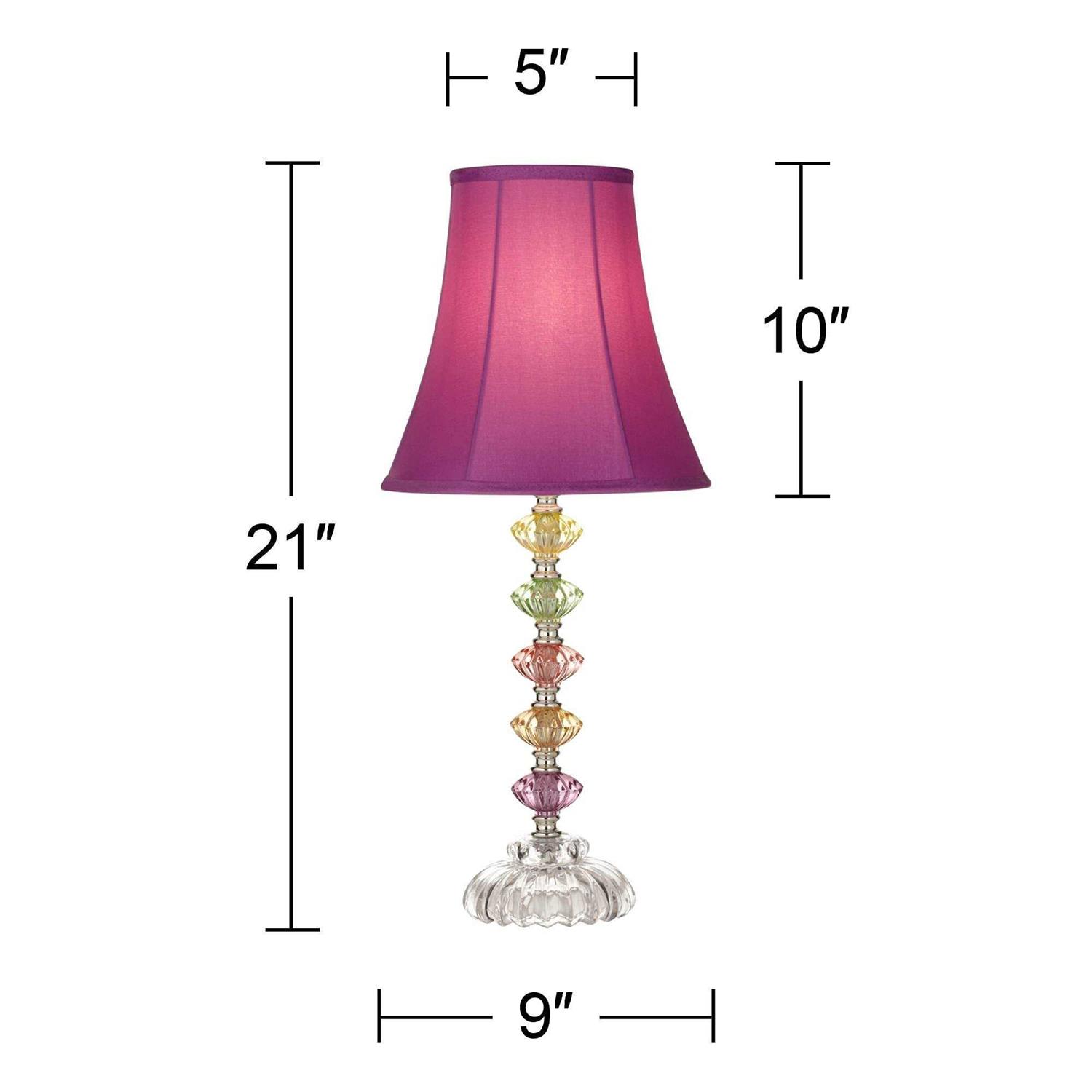 Regency Hill Bohemian Stacked Glass Table Lamp - Image 2