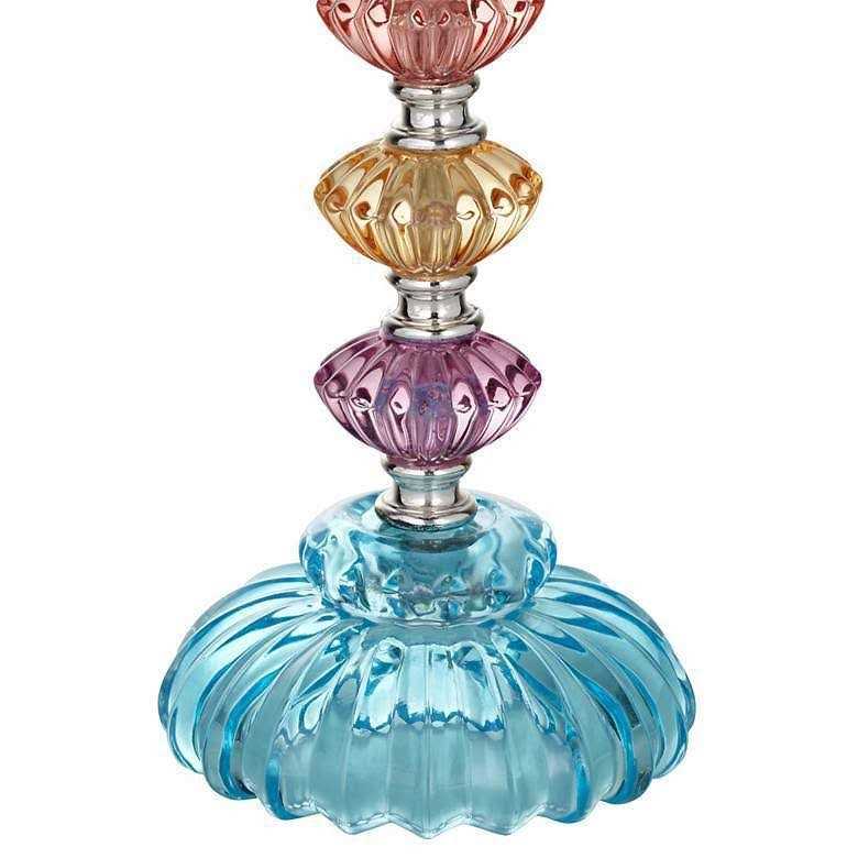 Regency Hill Bohemian Stacked Glass Table Lamp - Image 3