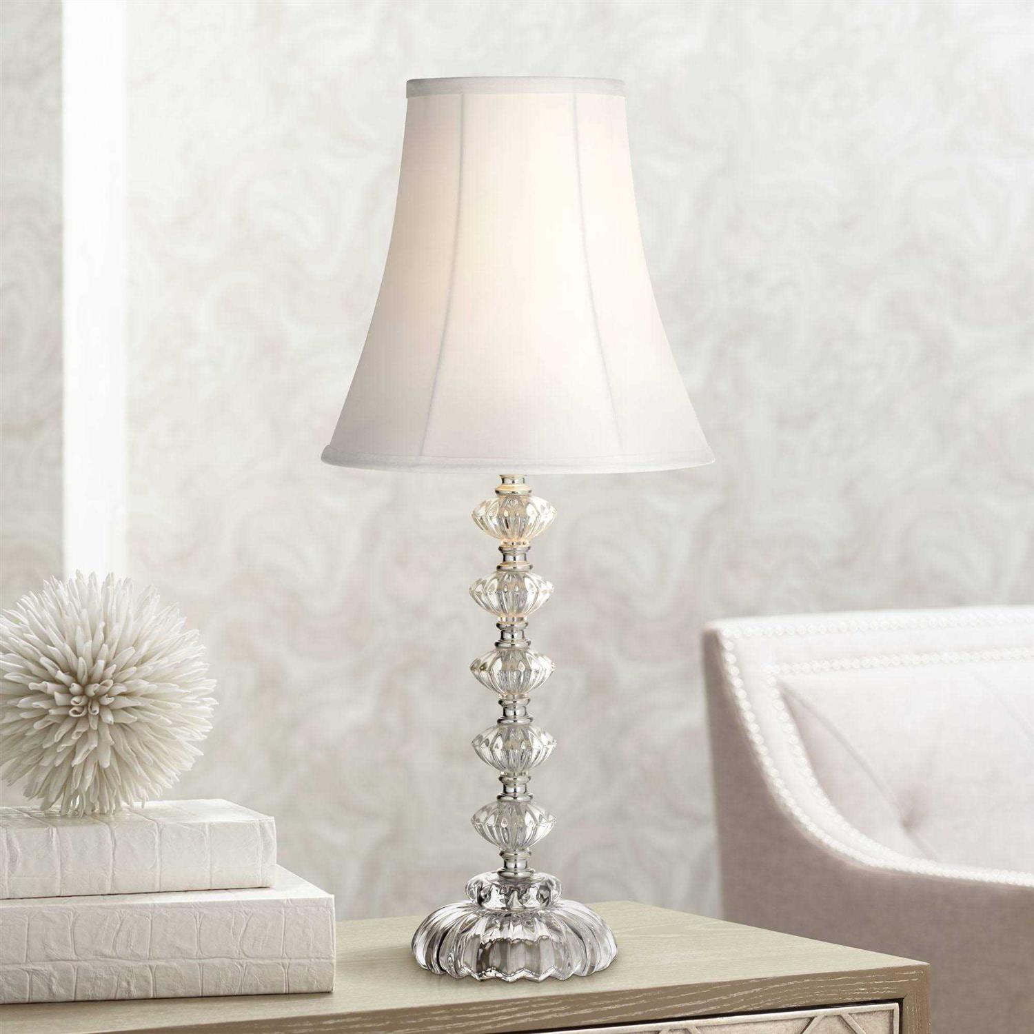 Regency Hill Bohemian Stacked Glass Table Lamp