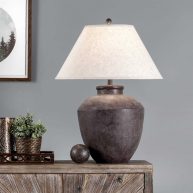 nuLOOM Lindos 30 Resin Table Lamp