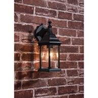 Project Source 1-Light 11.81-in Black Outdoor Wall Light 5290101012