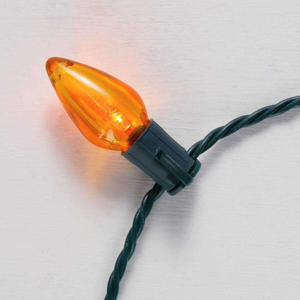 50L Multi Christmas C9 LED String Holiday Lights Home Accents - Image 3