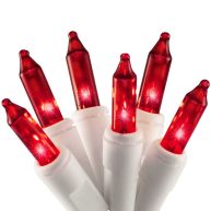 612 Vermont Christmas Lights on a White Wire String, UL Approved Indoor and Outdoor Use