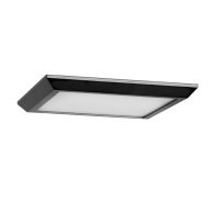 Next Glow Luxurious Slim Celling Light 1-Light 5-in Black LED Flush Mount Light