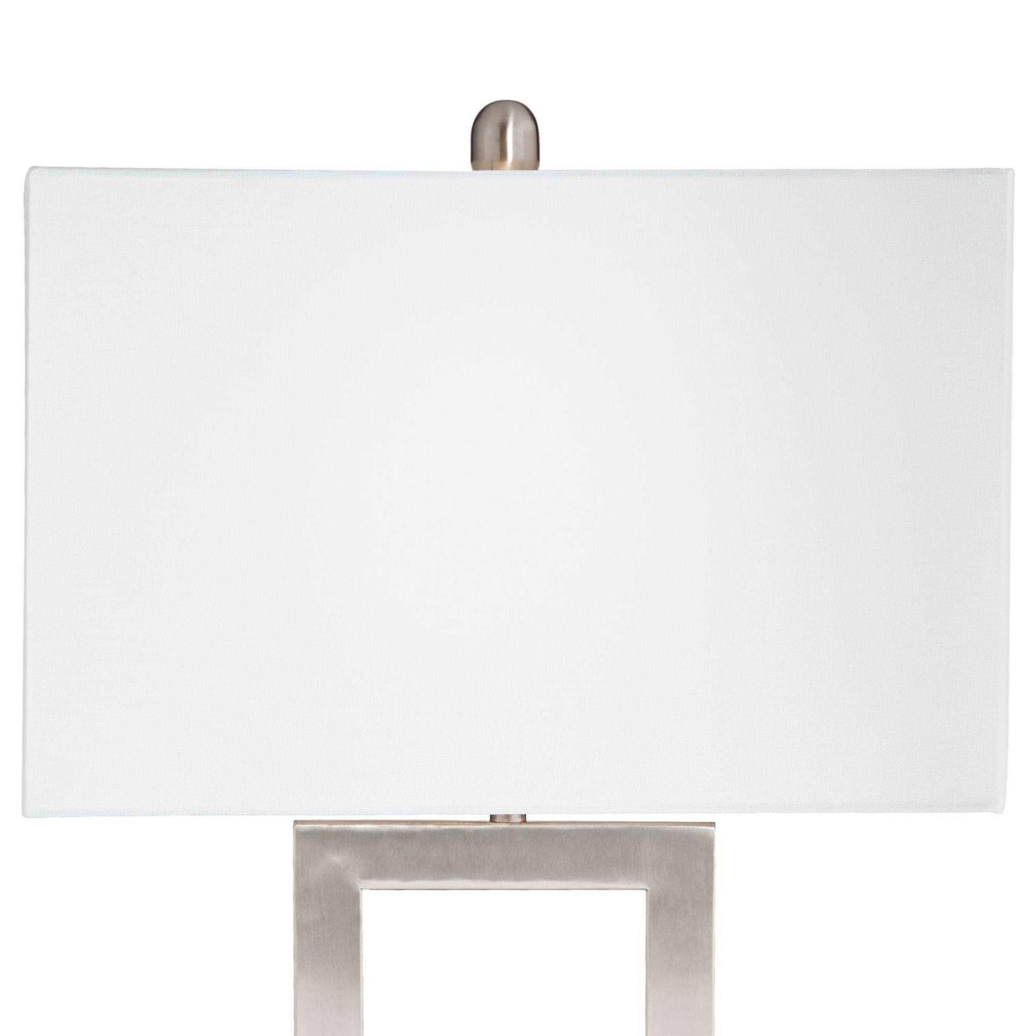 360 Lighting Todd Modern Table Lamp USB and AC Power Outlet in Base 30 Tall - Image 4