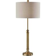 Adesso Barton Table Lamp Antique Brass