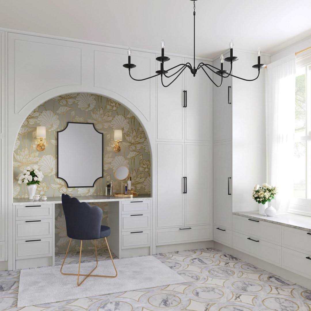 Poplin Single Light 5 Wide Bathroom Armed Sconce Signature Hardware 479810 - Image 2