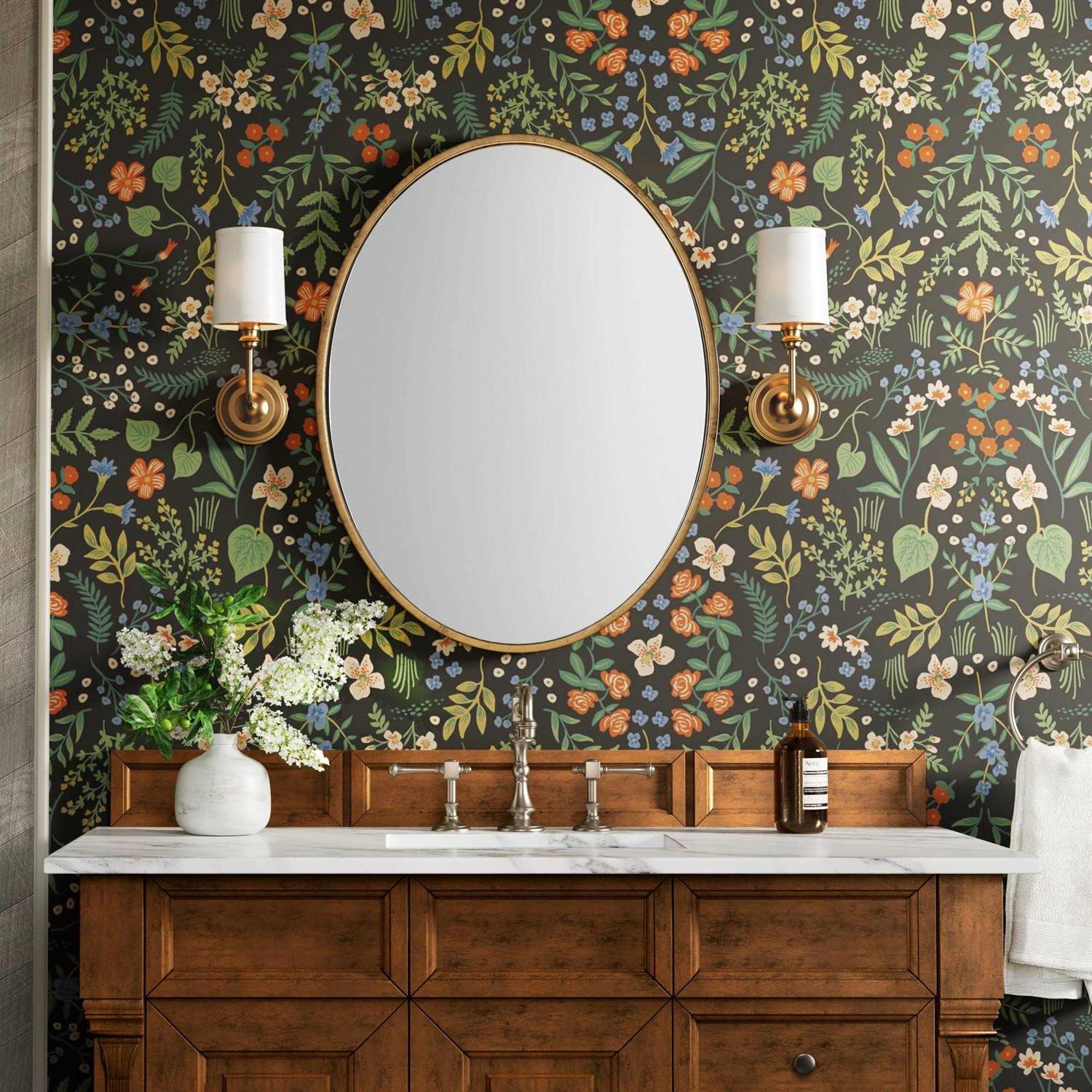 Poplin Single Light 5 Wide Bathroom Armed Sconce Signature Hardware 479810 - Image 5