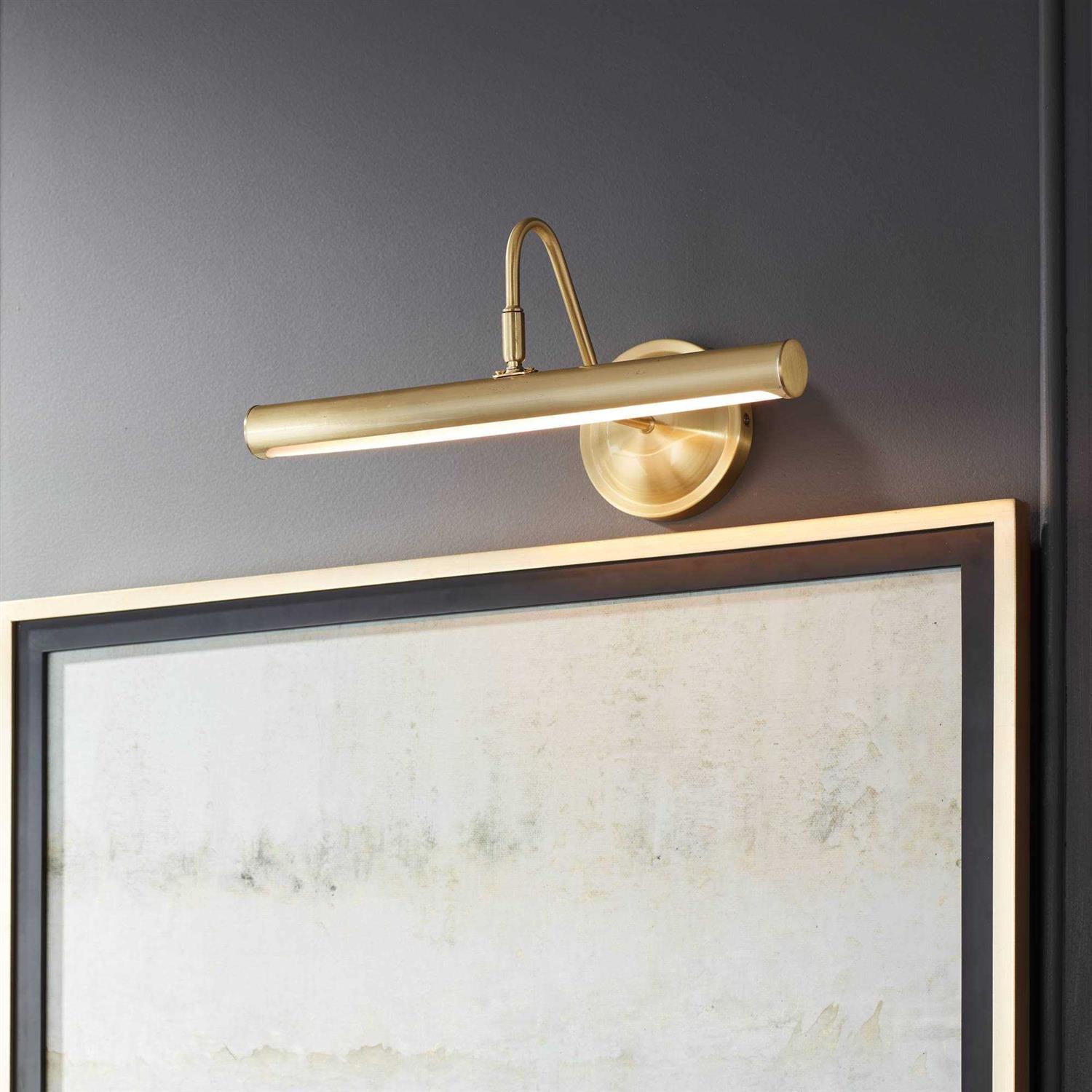Possini Euro Design Possini Euro Renaissance 16 Wide Brass Finish LED Picture Light - Image 3