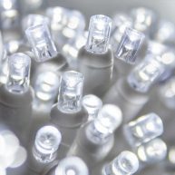 70 5mm Cool White LED Christmas Lights