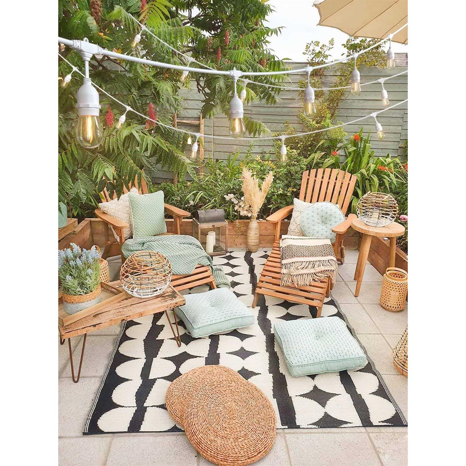 addlon Outdoor String Lights Commercial Grade Weatherproof Strand Edison Vintage Bulbs - Image 4