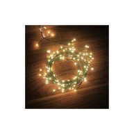 6feet 120 Led Starry Lights Dailyart Battery Operated Waterproof Dark Green Copper Wire Fairy Light String Light For Garland