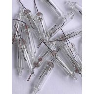 10 Clear 12 Volt Replacement Mini Glass Bulbs