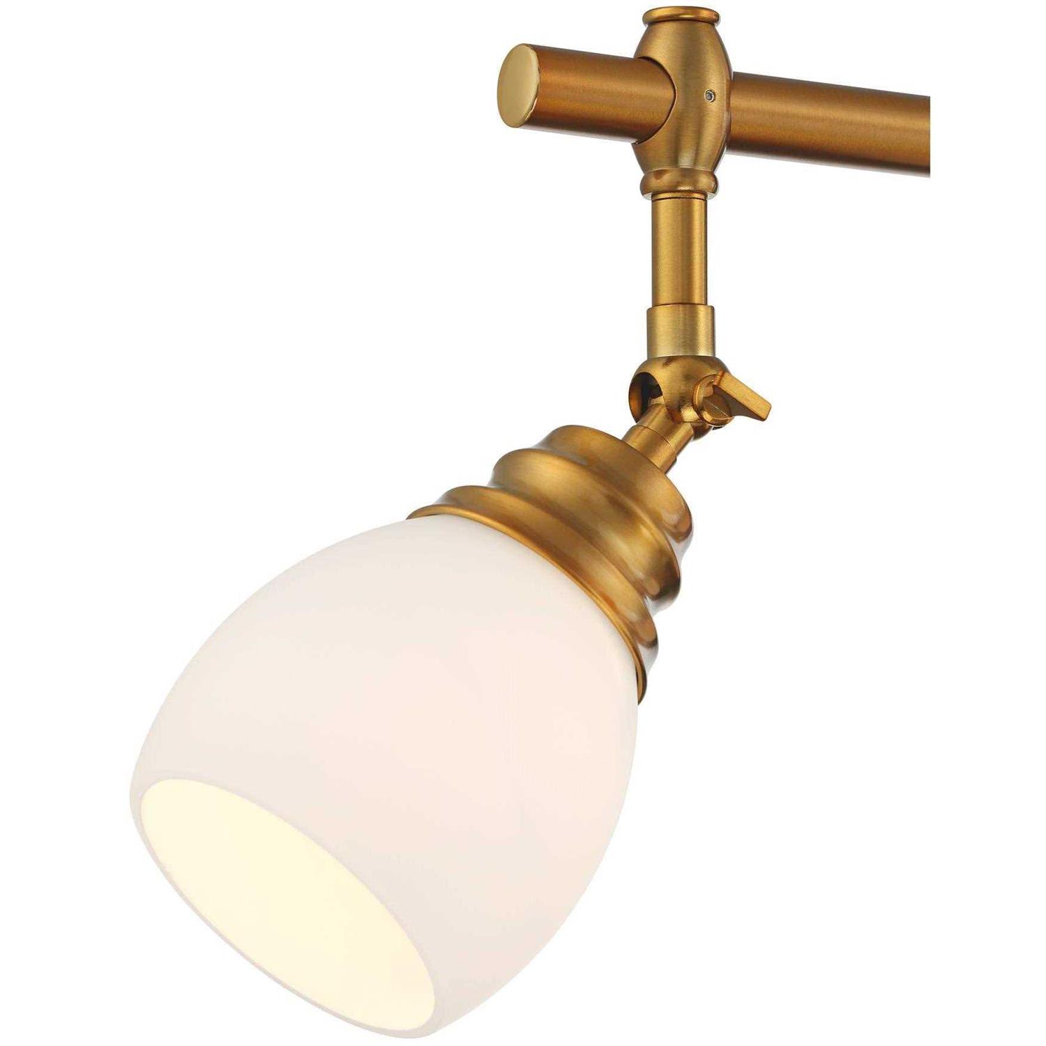 Pro Track Elm Park 4-Head Wall or Ceiling Track Light Fixture Kit Spot-Light Directional Adjustable - Image 2