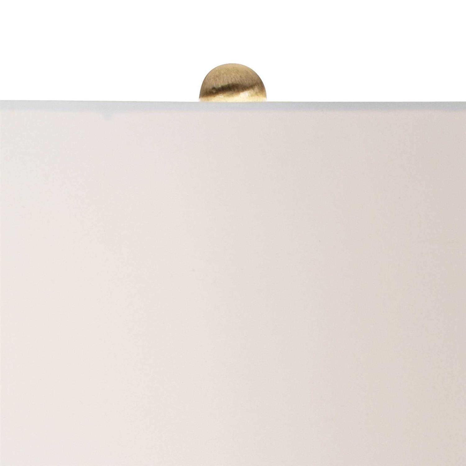 Possini Euro Design Asian Table 27 Tall Teal Ceramic Temple Jar White - Image 4