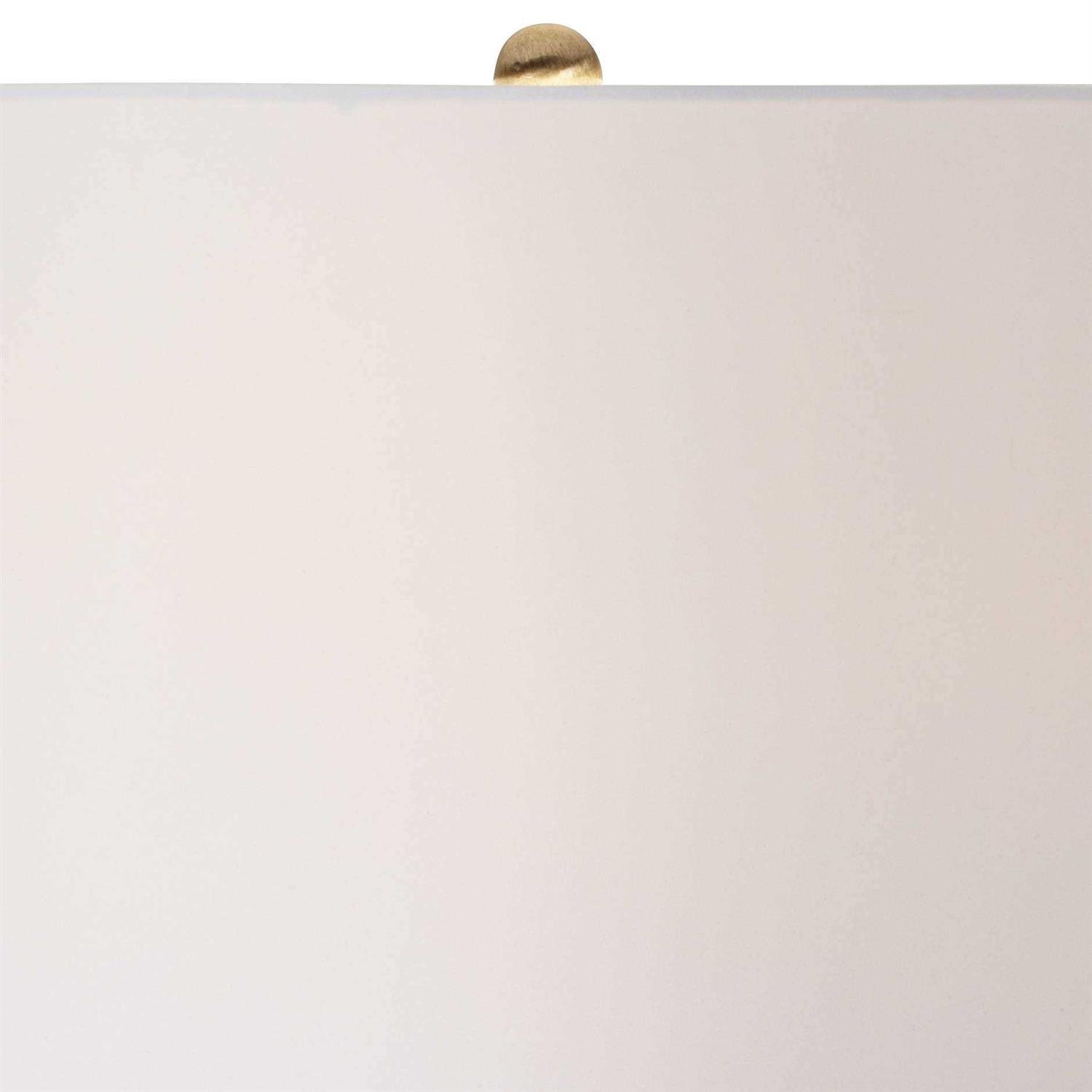 Possini Euro Design Asian Table 27 Tall Teal Ceramic Temple Jar White - Image 4