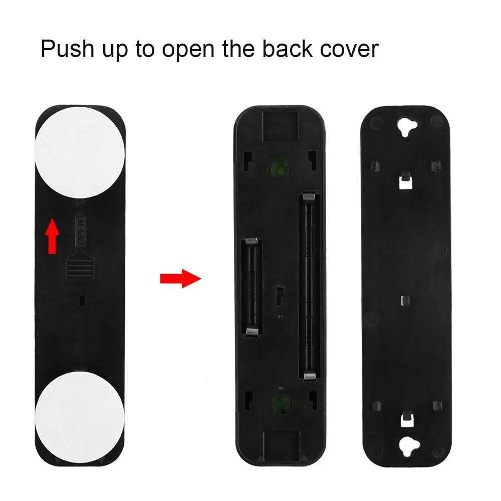 Pack of 4 Onerbuy Battery Powered LED Tap Light DIY Stick-on Anywhere 5-LED Tap Light Push Night Lamp for Closets - Image 4