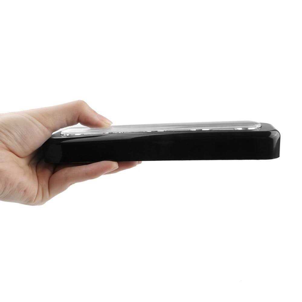 Pack of 4 Onerbuy Battery Powered LED Tap Light DIY Stick-on Anywhere 5-LED Tap Light Push Night Lamp for Closets - Image 5