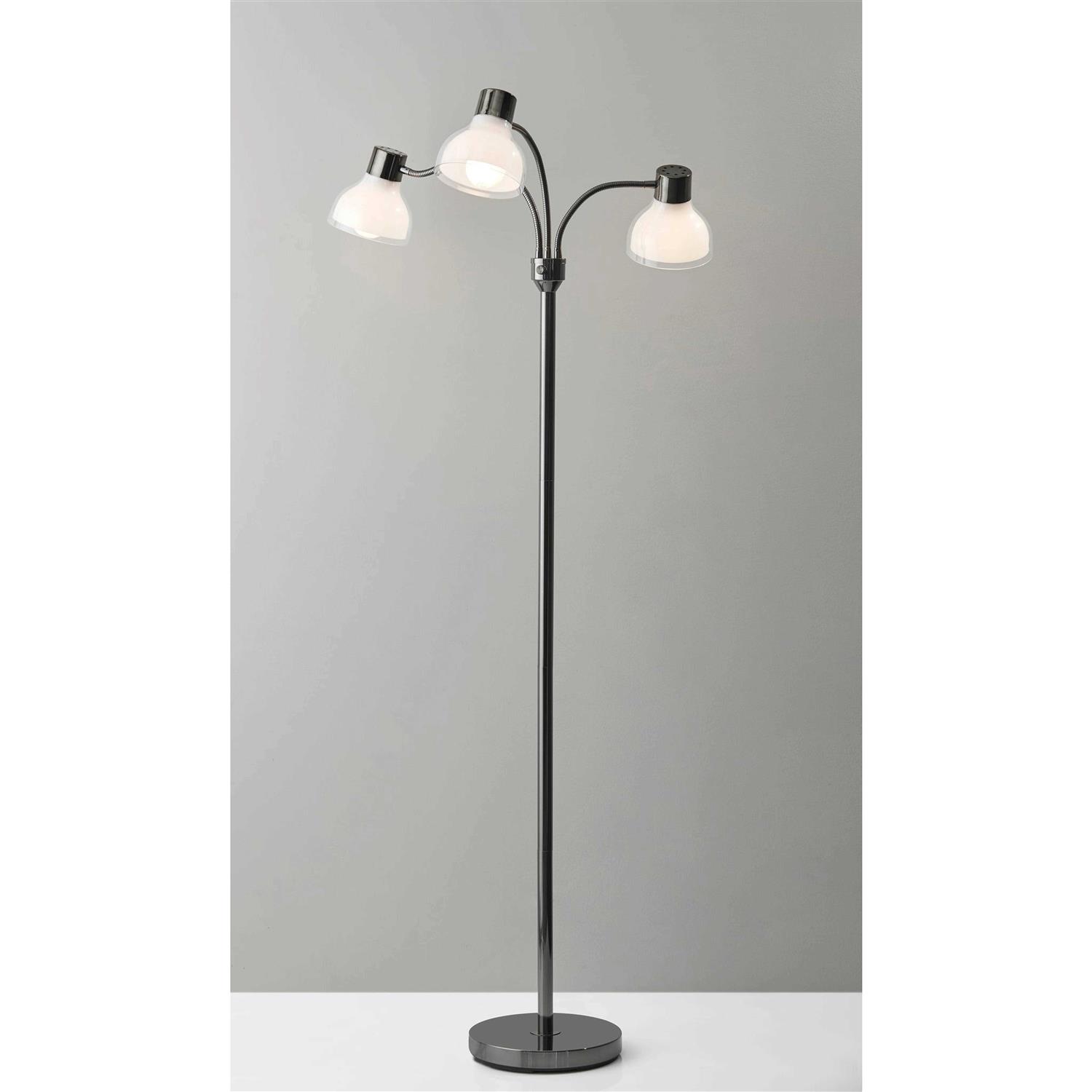 Adesso Presley 3 Arm Floor Lamp - Image 2