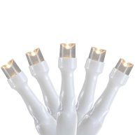 Northlight 10 B/O White LED Wide Angle Christmas Lights