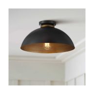 Possini Euro Design Janie Modern Industrial Semi Flush-Mount Fixture 15 1/2 Wide