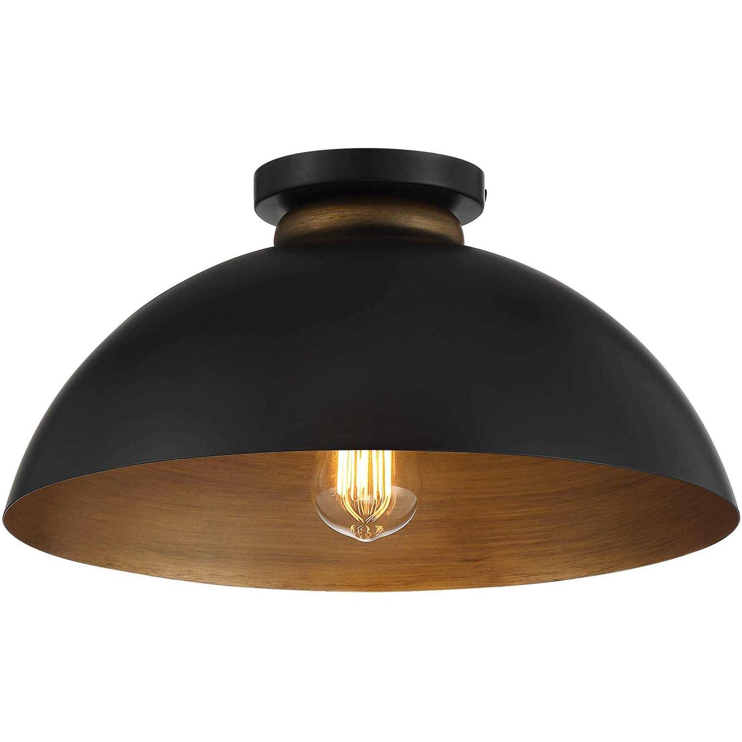 Possini Euro Design Janie Modern Industrial Semi Flush-Mount Fixture 15 1/2 Wide - Image 2