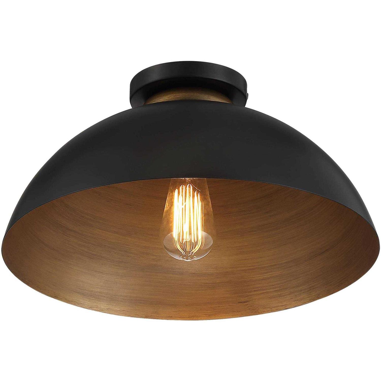 Possini Euro Design Janie Modern Industrial Semi Flush-Mount Fixture 15 1/2 Wide - Image 3