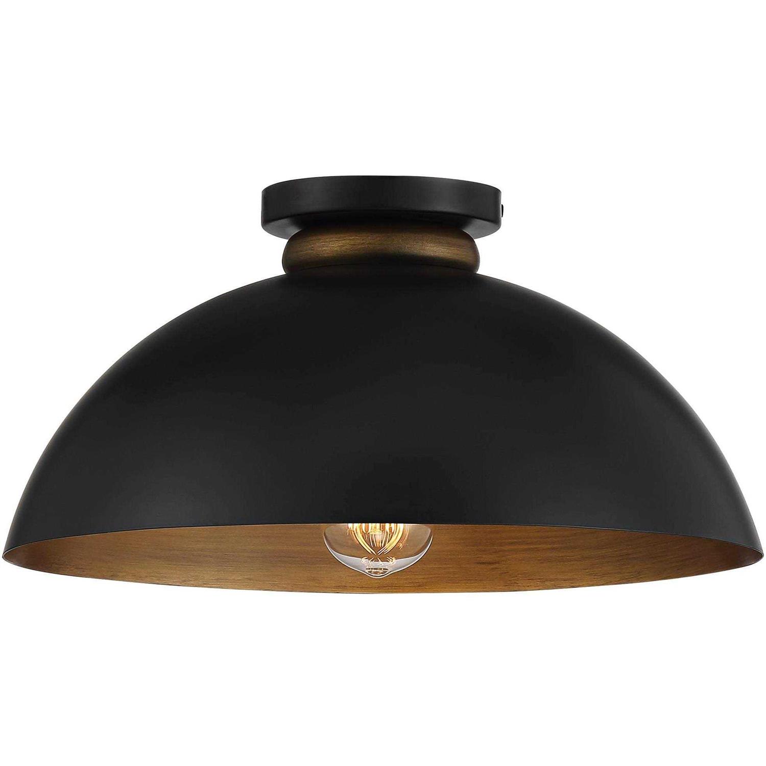 Possini Euro Design Janie Modern Industrial Semi Flush-Mount Fixture 15 1/2 Wide - Image 5