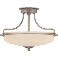 Quoizel 3 Light Griffin Semi Flush Mount GF1717