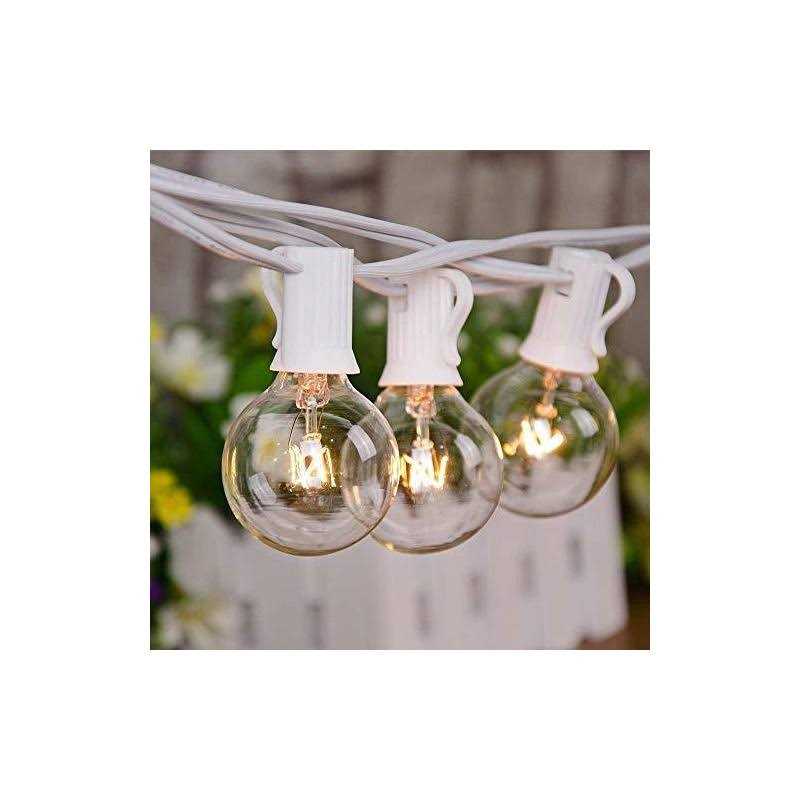 Abeja G40 Replacement Light Bulbs 5w Clear Globe Bulb fits E12/ C7 Candelabra Screw Base Sockets - Image 2