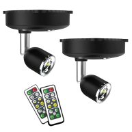 Amries led Wireless Spotlight Battery Operated Lights with Remote Control