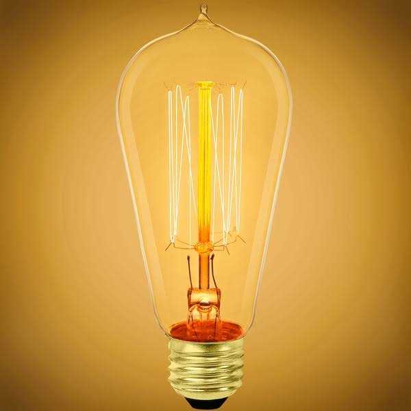 PLT 40W Edison Bulb Incandescent Vintage Light Bulb