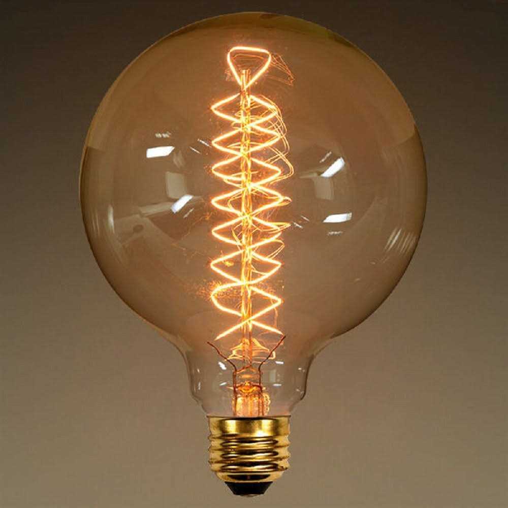 PLT 40W Incandescent Globe 7 in. x 5 in. Vintage Light Bulb PLT-40037