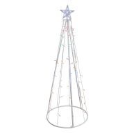 Northlight 5′ LED Lighted Cone Christmas Tree Outdoor Decor