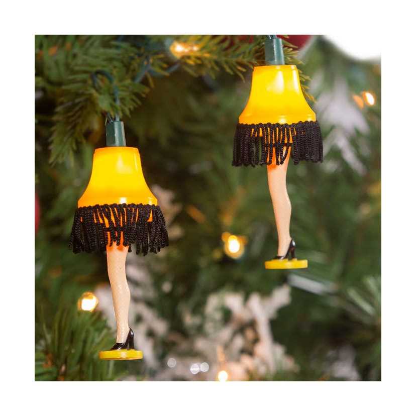 A Christmas Story Kurt Adler UL 10-Lights Leg Lamp Light Set - Image 5