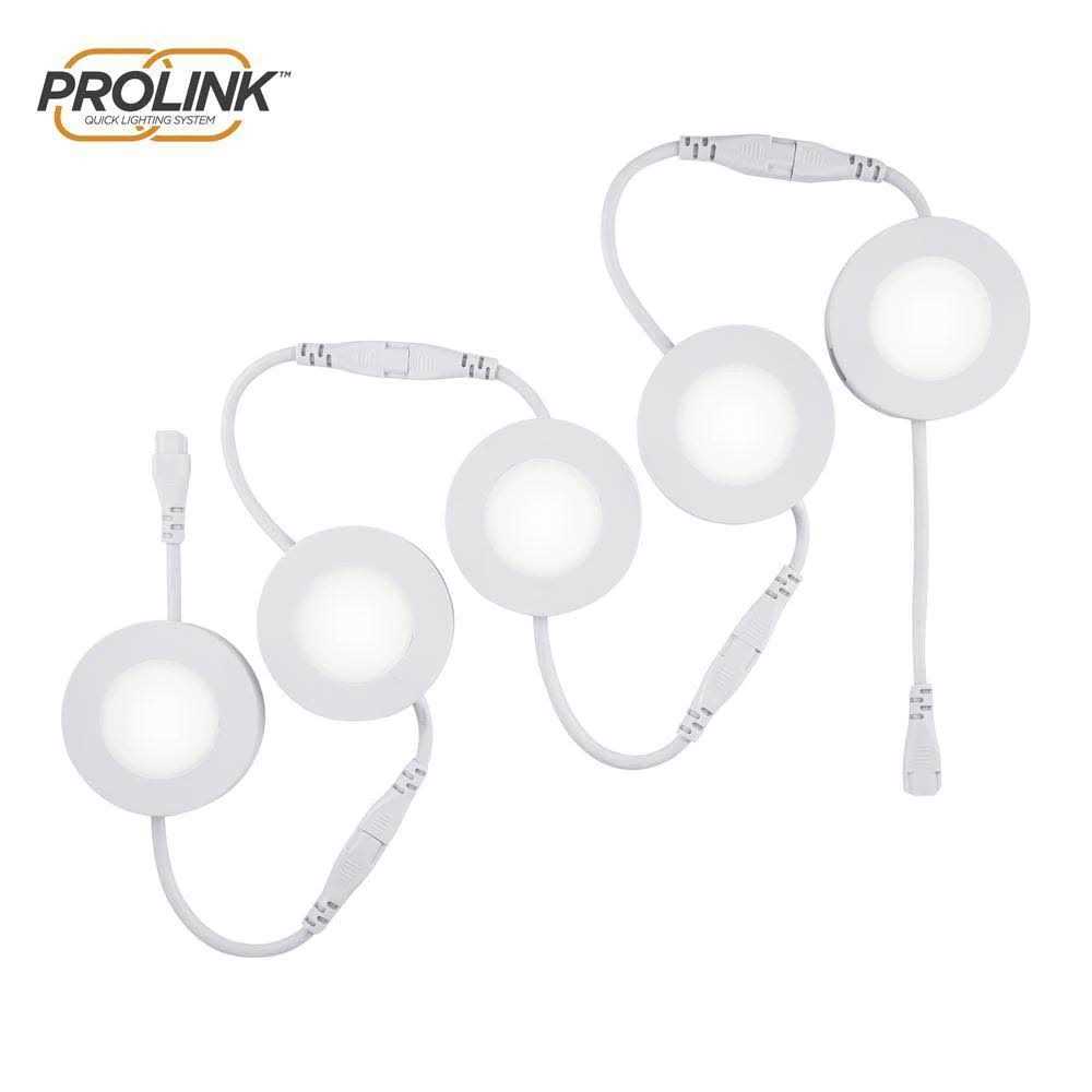 ProLink Plug-In LED Under Cabinet Puck Lights