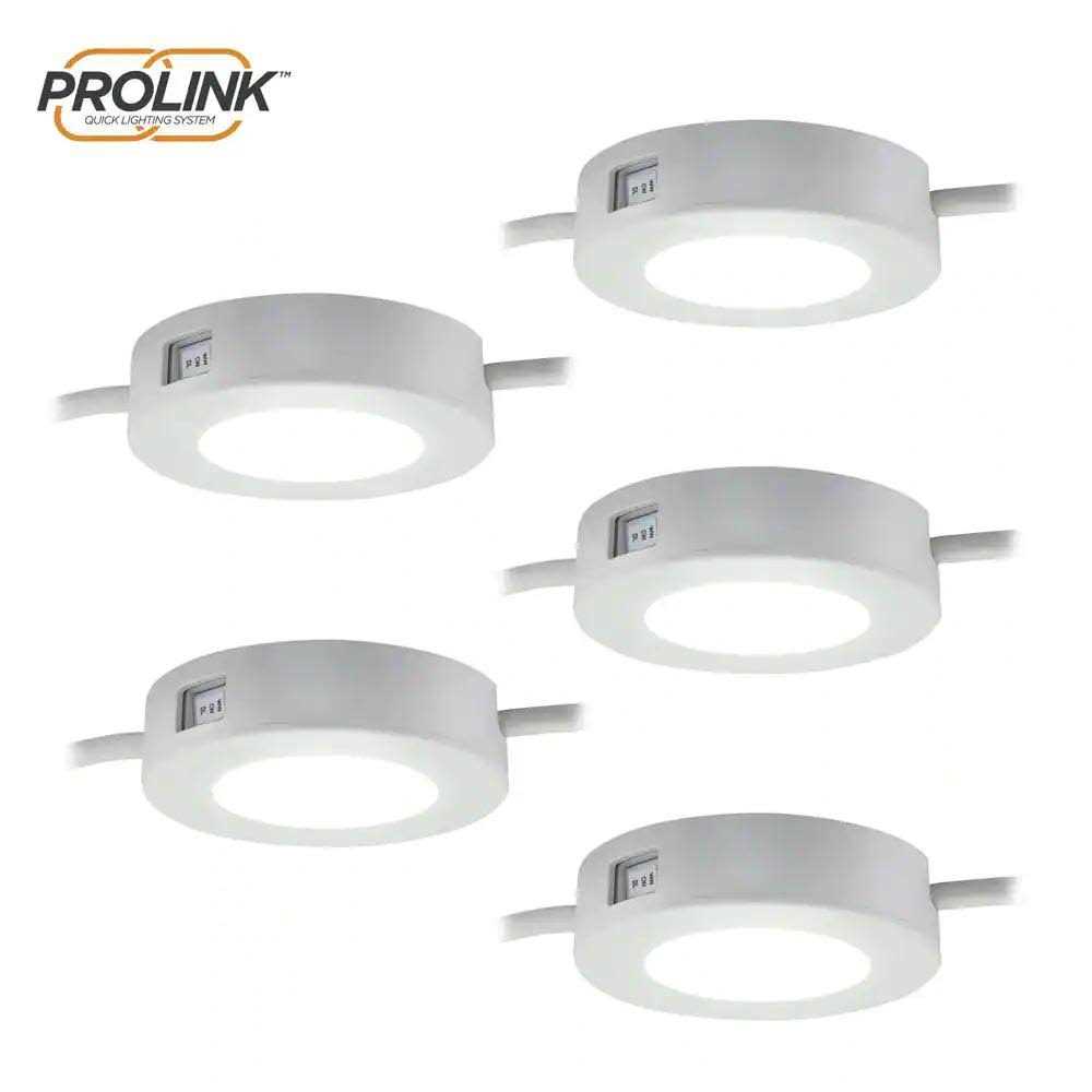 ProLink Plug-In LED Under Cabinet Puck Lights - Image 4