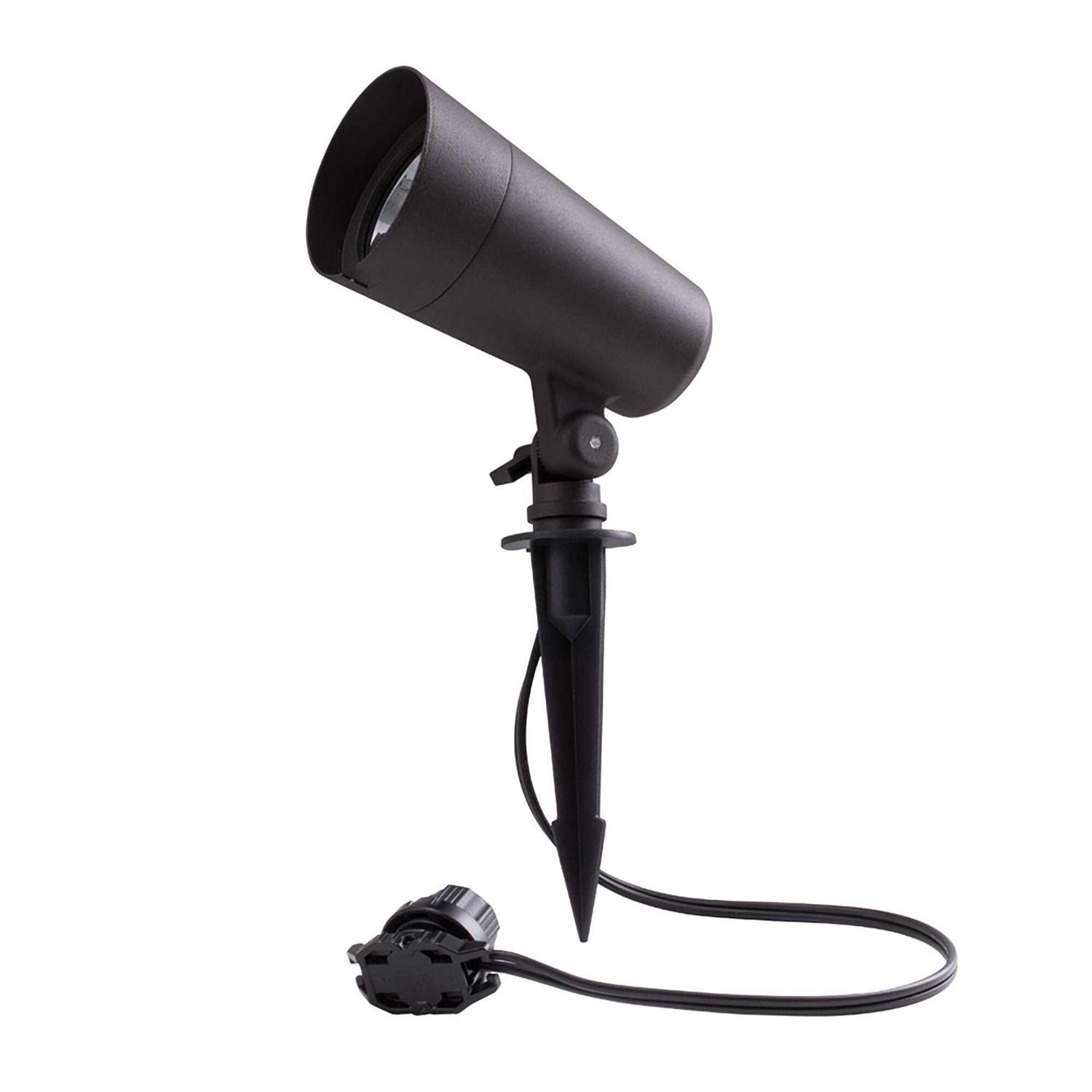 Portfolio 290-Lumen 4-Watt Bronze Low Voltage LED Spot Light ZDL1096-LED4K8030