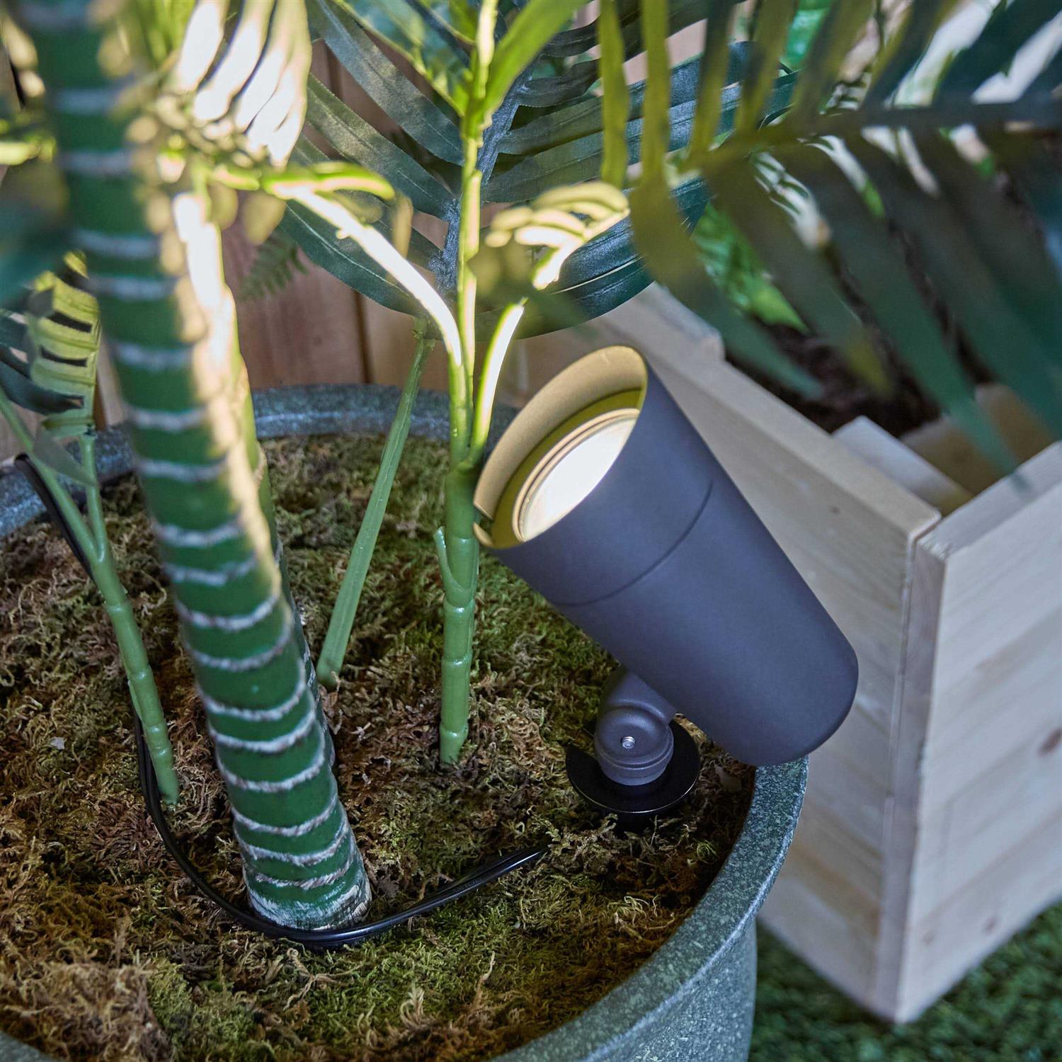 Portfolio 290-Lumen 4-Watt Bronze Low Voltage LED Spot Light ZDL1096-LED4K8030 - Image 3