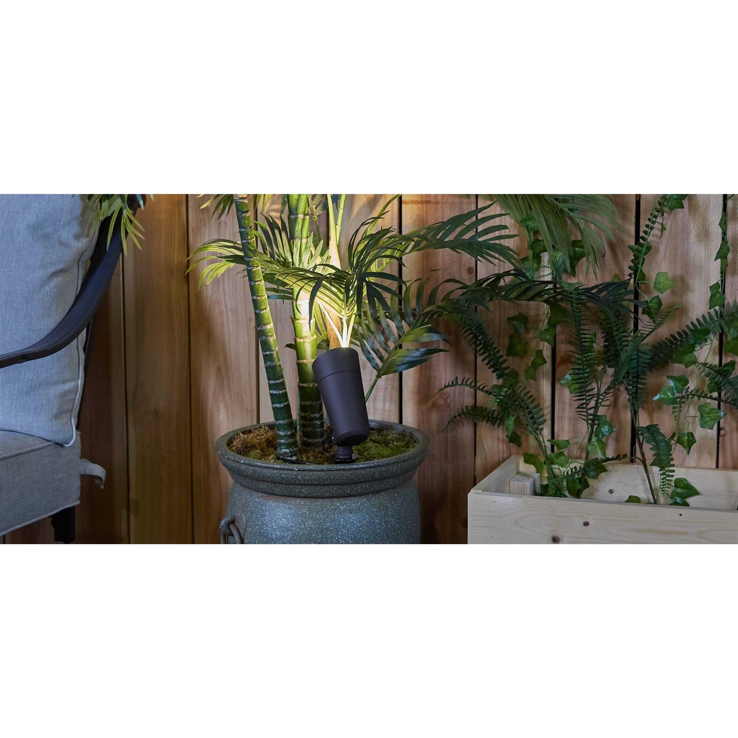 Portfolio 290-Lumen 4-Watt Bronze Low Voltage LED Spot Light ZDL1096-LED4K8030 - Image 4