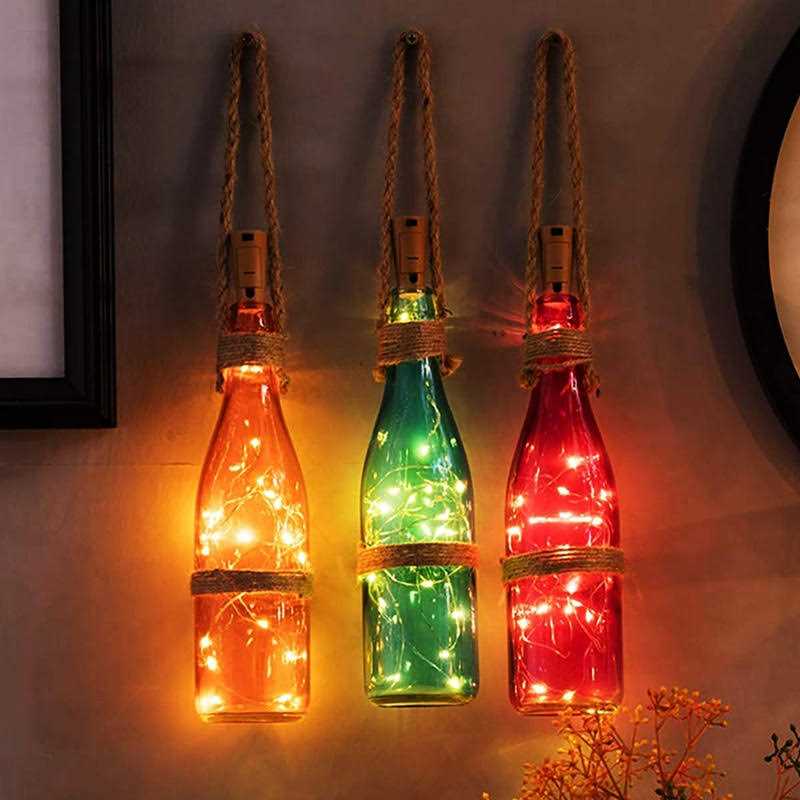 30 Pack Wine Bottle Lights with Cork - Image 4