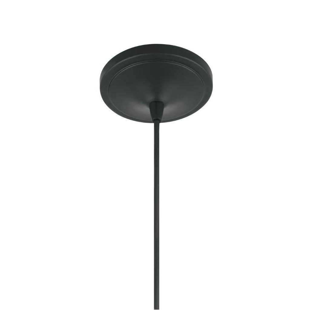 Portfolio Matte Black Transitional Teardrop Mini Pendant Light CPM-1MBK - Image 3