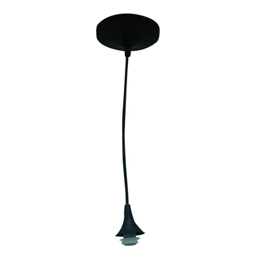 Portfolio Matte Black Transitional Teardrop Mini Pendant Light CPM-1MBK - Image 4