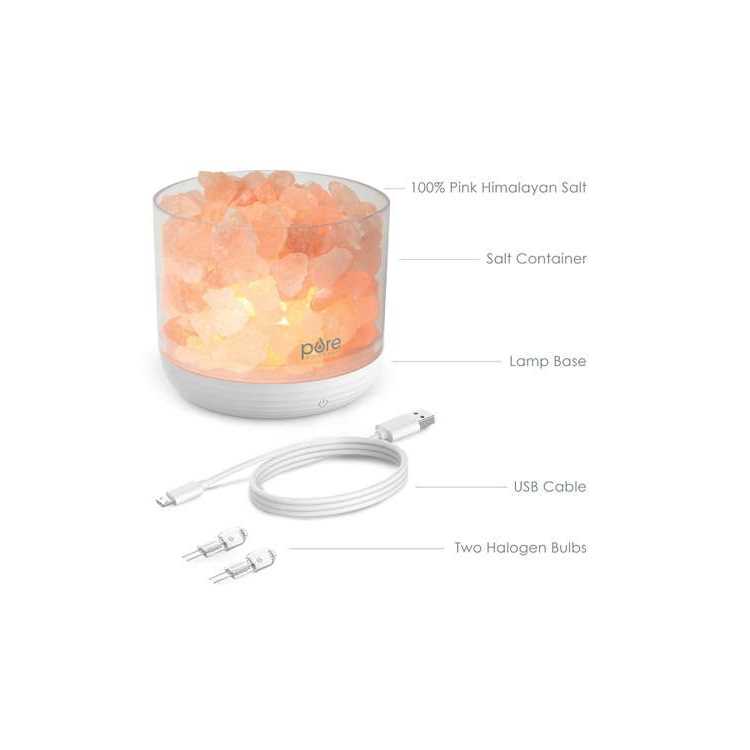 Pure Enrichment PureGlow USB Salt Lamp - Image 3