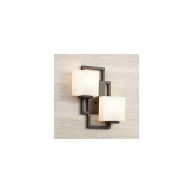 Possini Euro Design Lighting on The Square 15 1/2 High Bronze Wall Sconce